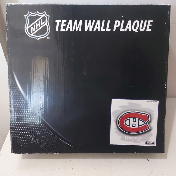 NHL team wall plaque- Montreal Canadians - Picture 2 of 2